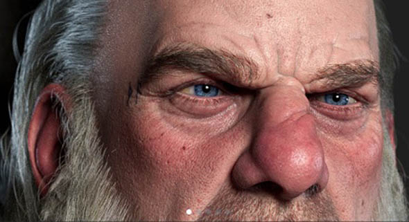 Maya大师级角色逼真皮肤纹理毛发制作视频教程