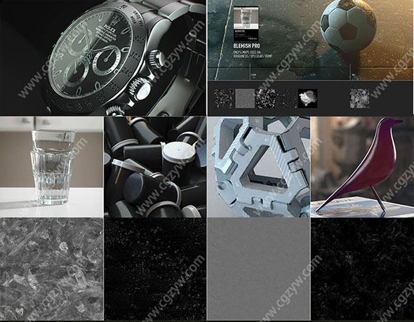 250张专业设计8K划痕污垢污迹指纹垃圾粗糙纹理贴图两套 BLEMISH PRO V1+V2-图片1