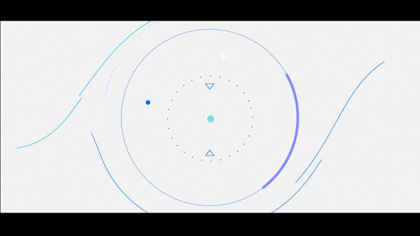 AE模板-动态快速图形介绍logo动画