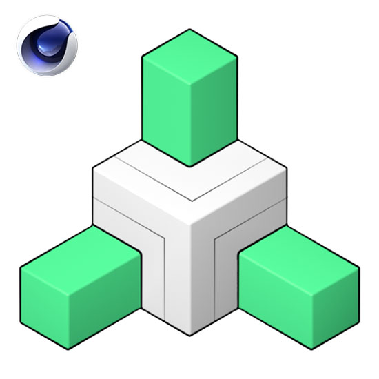 几何物体对称复制C4D插件 Symex 1.3 for Cinema 4D R17-2023