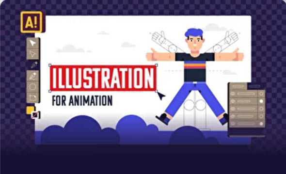 角色场景绘画MG图形动画AI教程 Illustration for Animation