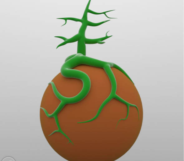 植物树叶枝干分支建模C4D插件 Nitro4D NitroVeins v1.3 Win/Mac破解版