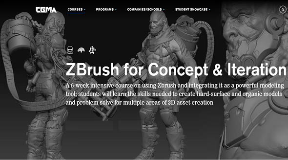 ZBrush2020数字雕刻大师级概念强化课程硬表面有机模型技能视频教程-图片1