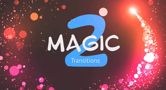 PR模板-25个唯美漂亮魔法粒子转场预设用于照片视频V2