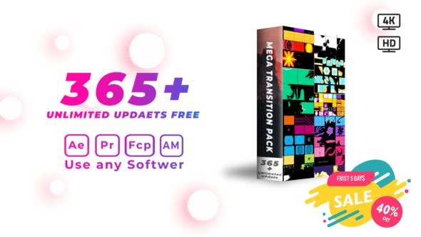 365个过渡包MG图形卡通笔刷液体烟雾水墨爆炸转场动画元素包4K视频素材