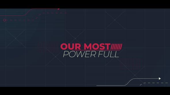 AE模板-动感能量体育视频包装片头 Sports Intro