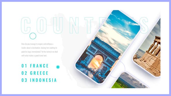 AE模板-简洁动态旅游APP手机展示动画