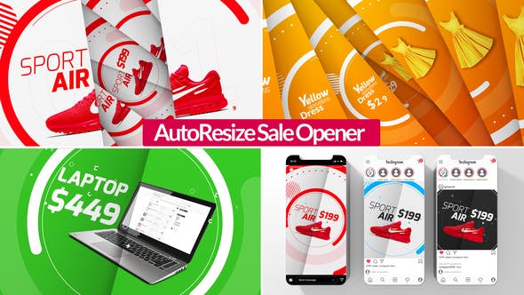 AE模板-电视广播购物文字标题包装片头