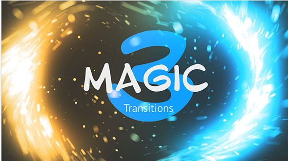 PR模板-25个唯美漂亮魔法粒子转场预设用于照片视频V3