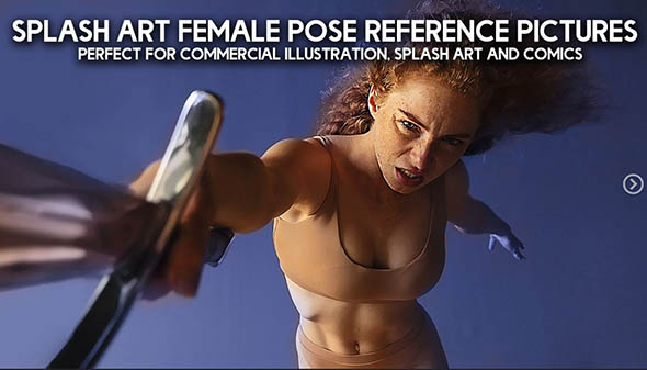 600张女性模特姿势造型艺术参考高清照片合集-图片1
