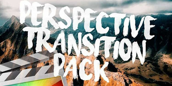 FCPX插件-12种三维透视棱镜旋转缩放模糊抖动转场预设