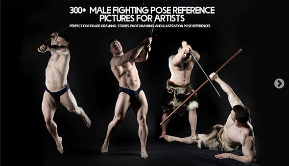 300+男性格斗姿势参考高清图片合集-图片1