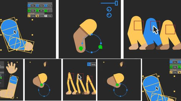 学习Limber脚本卡通人物角色绑定AE教程+英文字幕