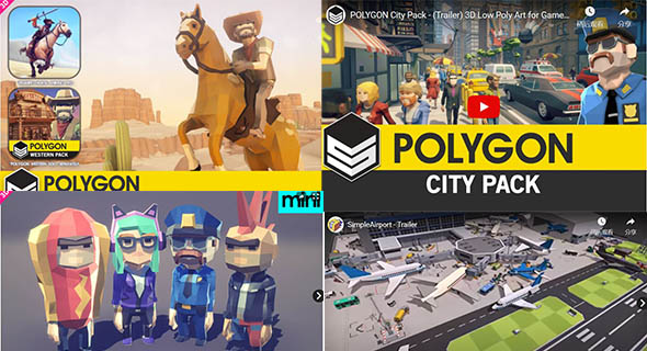 Unity完整Synty Studios插件包游戏资源素材合集9月份更新