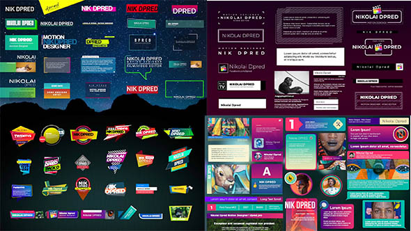 FCPX插件-创意150个现代时尚文字标题排版字幕条动画六套