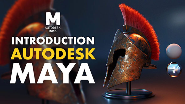 Maya入门基础斯巴达头盔实例制作视频教程