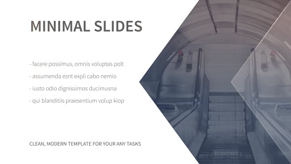 AE模板-简洁商务企业宣传幻灯片包装片头