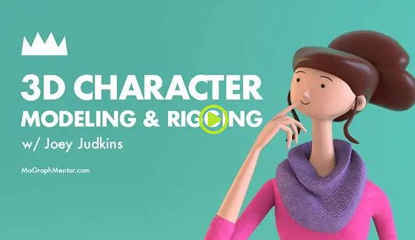 Cinema 4d三维角色动画建模绑定C4D教程