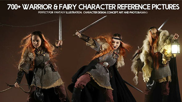 783张战士与仙女角色参考高清图片合集-图片1