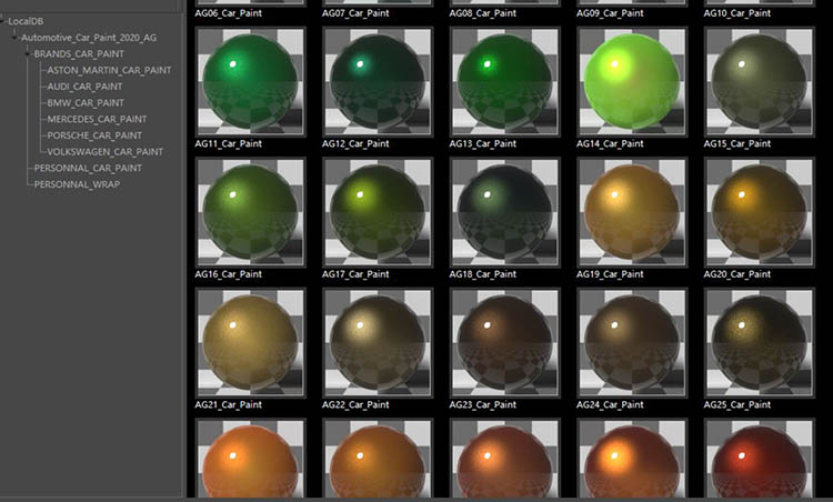 C4D Octane渲染器汽车车漆材质预设orbx格式-图片2