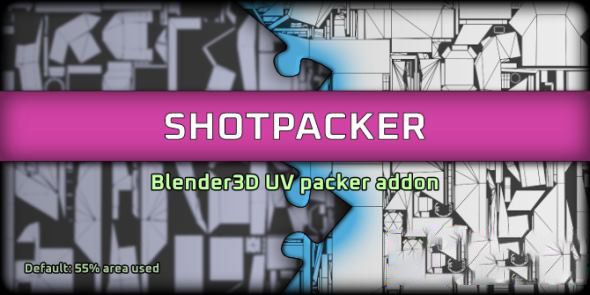 Blender模型展UV贴图打包插件 Shotpacker v2.0.18