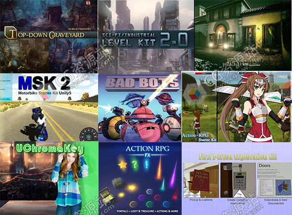 Unity游戏资源素材2020年10月合集V3