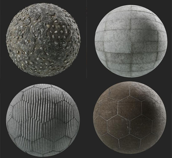 40组沥青混凝土地面Substance材质预设 sbsar文件格式 18