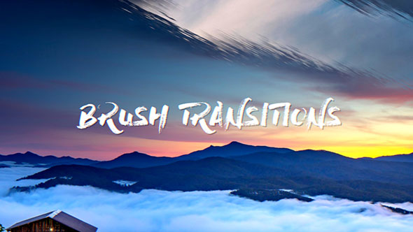 FCPX插件-15种笔刷过渡转场预设 Brush Transitions