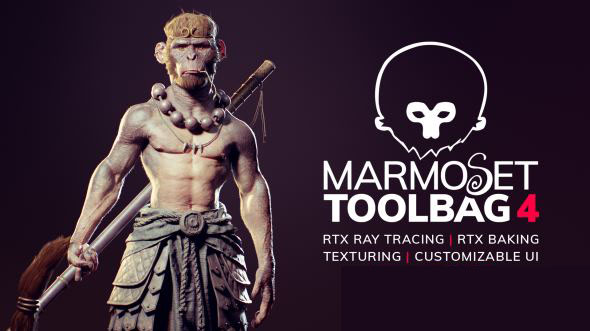 三维场景实时预览软件 Marmoset Toolbag V4.0.6.3 八猴渲染器 Win/Mac