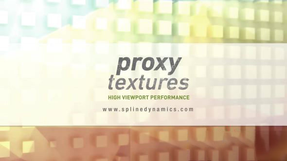 3DS MAX贴图材质代理插件 Proxy Textures v1.05 for 3ds Max 2015-2021