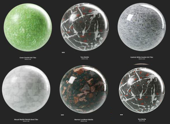 59组大理石花岗岩地砖Substance材质预设 sbsar文件格式 23