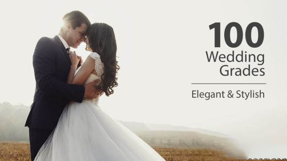 100组电影社交视频婚礼视频LUTS调色预设