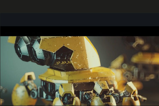 3ds max/Substance Painter机器人模型建模材质教程