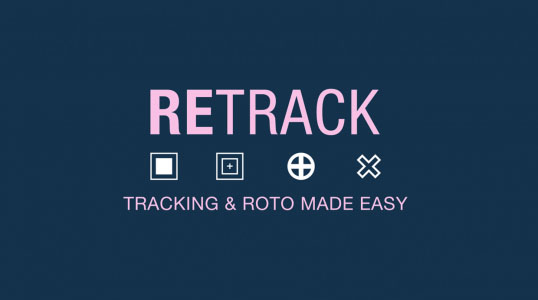 AE调整编辑视频跟踪修复脚本 ReTrack v2.1.3