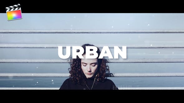 FCPX模板-现代经典快速介绍视频切割拼贴文字宣传片头 Urban Upbeat