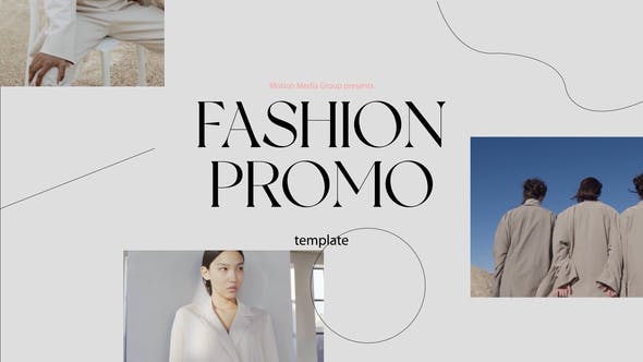 AE模板-时尚网店在线购物服饰视频宣传 Typographic Fashion Promo