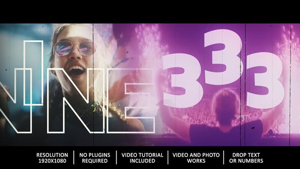 AE模板-音乐聚会派对倒计时视频片头 Countdown Party