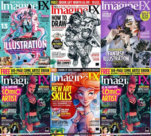ImagineFX科幻数字艺术杂志2020年PDF合集