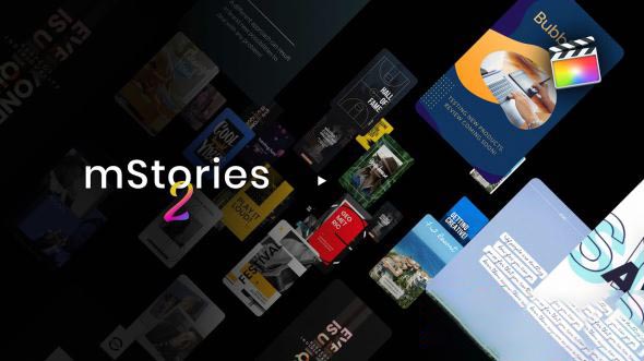 FCPX插件-135组竖屏图片文字包装动画预设 MotionVFX mStories 1+2 + 使用教程