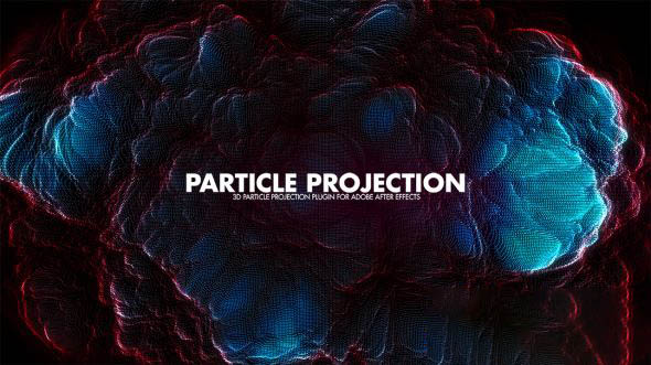 粒子团置换特效AE插件 Particle Projection v1.1 Win/Mac