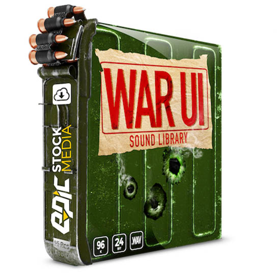 1763个游戏军事用户界面战争UI音效合集 War UI