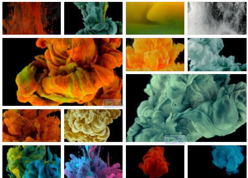 50个4K高品质水墨晕开背景元素视频素材-图片1