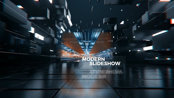 AE模板-10种科技感场景图片展示介绍片头