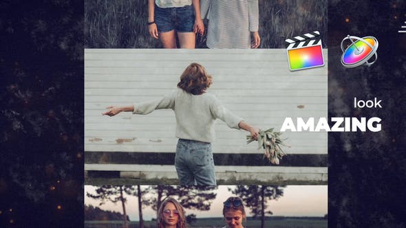 FCPX插件-创意时尚光效照片相册片头 Creative Slideshow