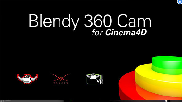 C4D三维全景摄像机C4D插件 StudioAvante Blendy360Cam v2.2.1 For Cinema 4D R23 Win