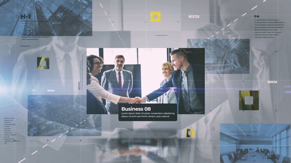 AE模板-科技感商务图片展示片头 Business Promo