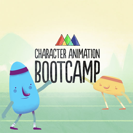 二维卡通人物角色绑定动作MG动画AE教程