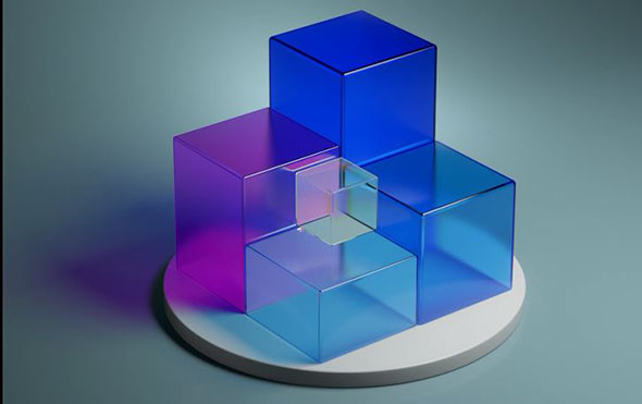 Redshift渲染漂亮透明玻璃方块动画C4D教程+工程文件