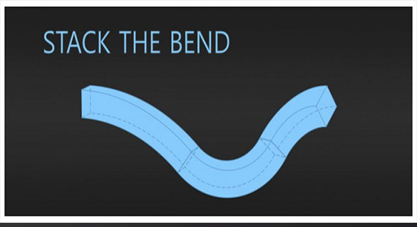 C4D堆叠弯曲变形器插件 Stack The Bend v1.3