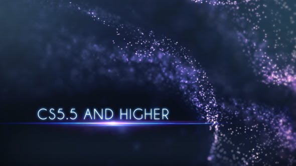 AE模板-小故障标题粒子背景宣传文字片头 Glitch Titles